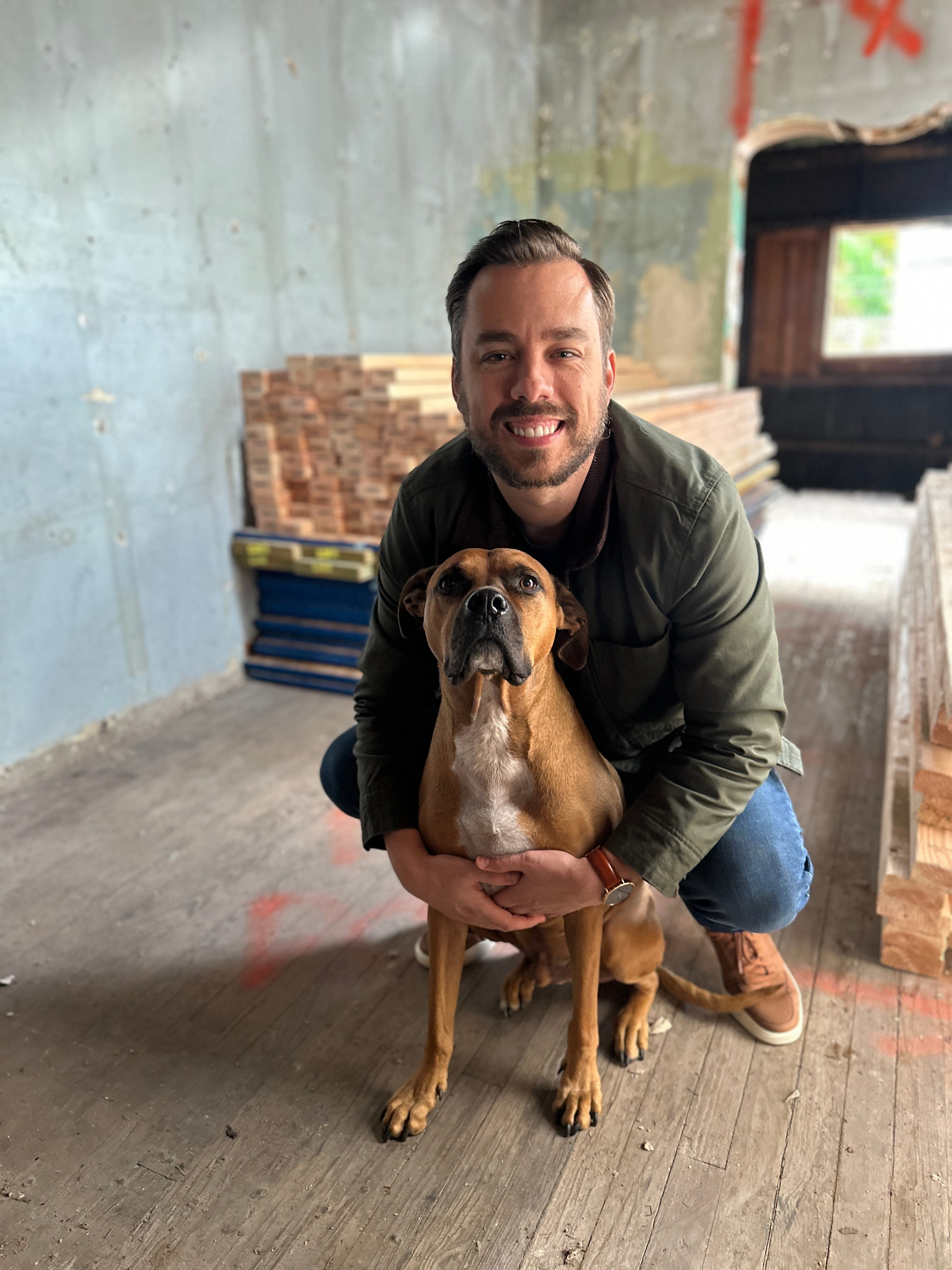 Nicholas Davis with Jett